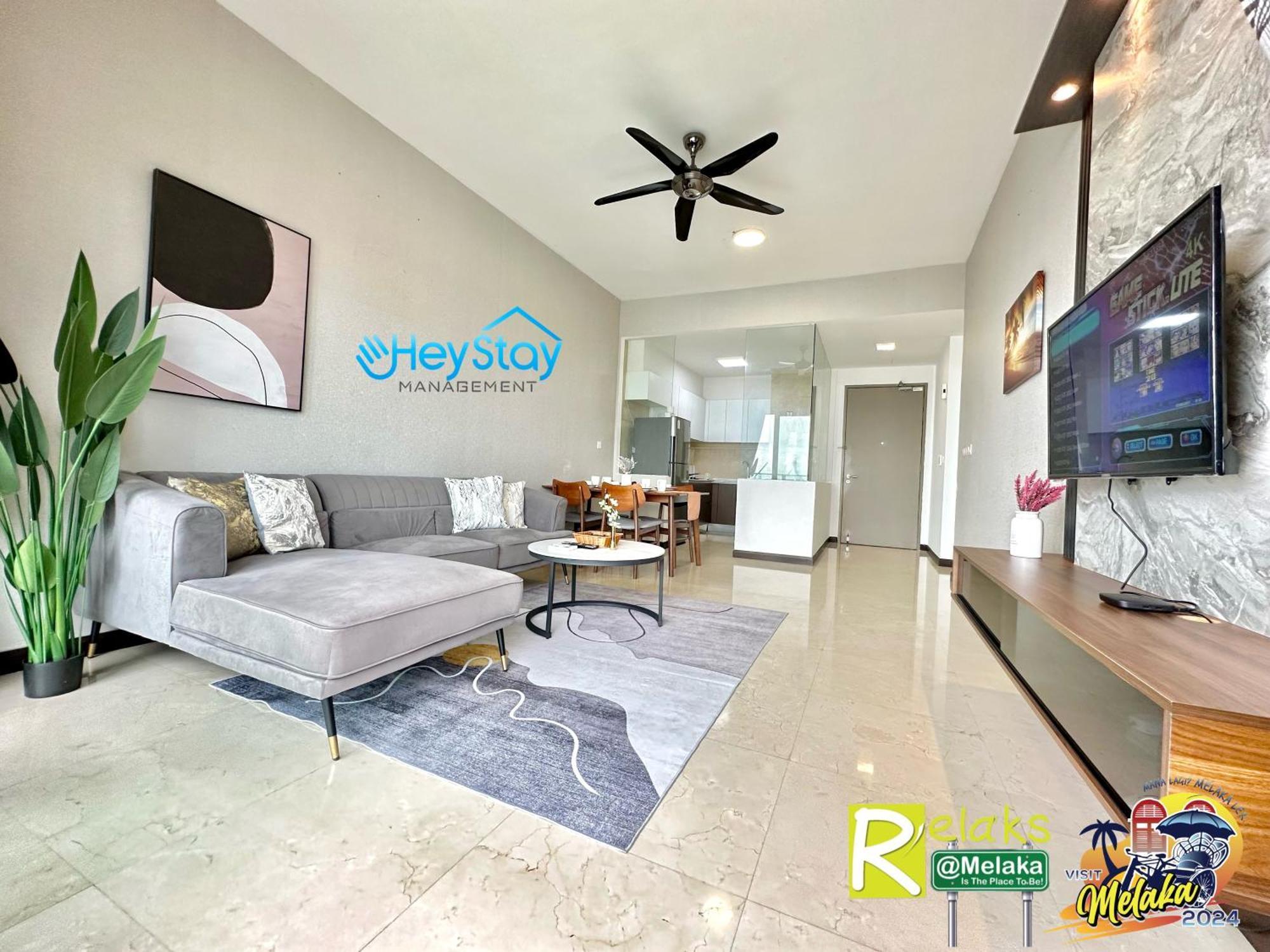 Silver Scape Residence Melaka Raya By Heystay Management Zewnętrze zdjęcie